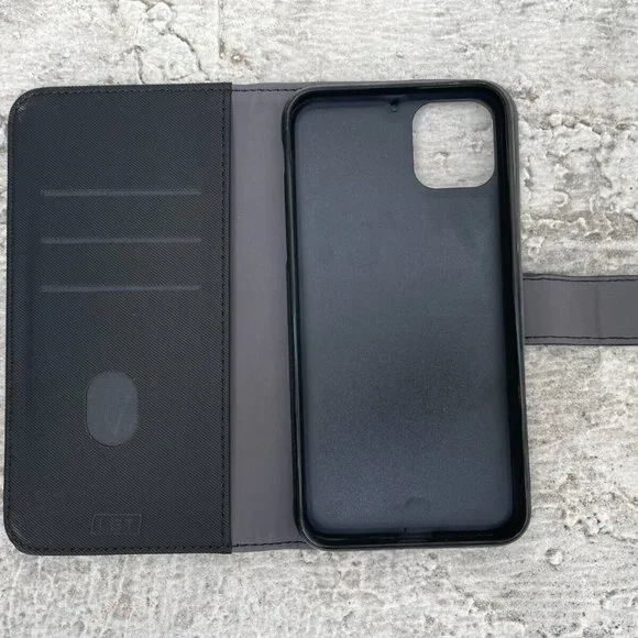 Switch iPhone 11 Pro Max Case Wallet Case Black Book Case LBT Car Vent Holder - Picture 4 of 12